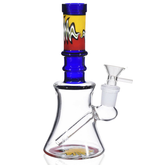 7" WIG WAG BASE & MOUTH DIAMOND TUBE WATER PIPE